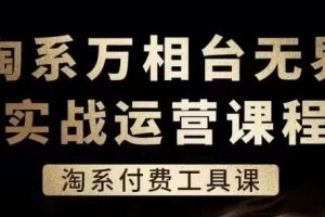 淘系万相台无界实战运营课，淘系付费工具课