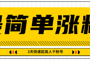 最简单搬运方法，几分钟即可制作出视频，3天让你快速起真人千粉号【视频教程】