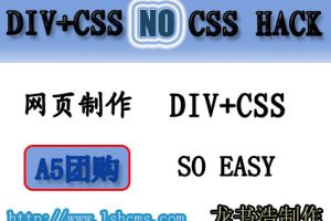 龙书浩最新收费培训《DIV+CSS教程》全20集（价值128元）