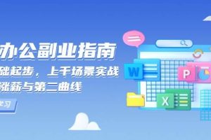 AI办公副业指南：零基础起步，上千场景实战，解锁涨薪与第二曲线