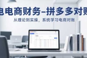 电商财务-拼多多对账，从理论到实操，系统学习电商对账