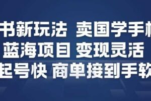 小红书新玩法,卖国学手机贴,蓝海项目,变现灵活,起号快,商单接到手软