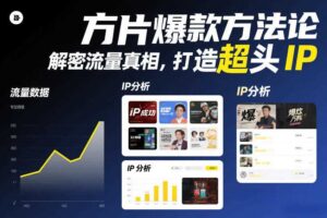 方片爆款方法论，解密流量真相，打造超头IP
