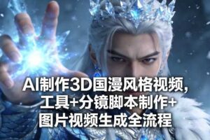 AI制作3D国漫风格视频，工具+分镜脚本制作+图片视频生成全流程